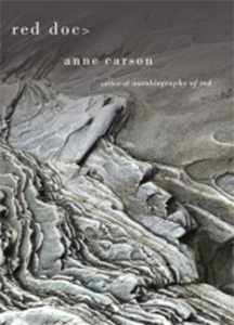 red doc> by Anne Carson cover