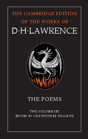 The Cambridge Edition of the Works of D.H. Lawrence: The Poems Cover