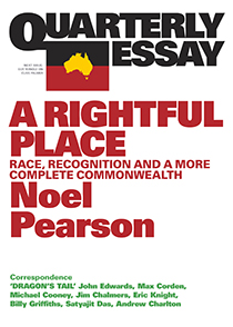 A Rightful Place by Noel Pearson cover