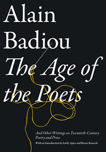 The age of poets by Alain Badiou